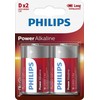 Philips LR20P2B/10 Power Alkaline D / 2 vnt