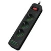 Riff Transcend F23U 2m extension cord with 3 Sockets + 3 USB + 1 USB-C