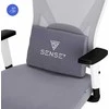 SENSE7 Tone biuro kėdė, balta ir pilka