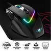 Spirit Of Gamer Pro Series Pelė žaidimams PRO-M3 RGB + Pelė kilimėlis Juodas