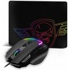 Spirit Of Gamer Pro Series Pelė žaidimams PRO-M3 RGB + Pelė kilimėlis Juodas