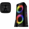 Nešiojamas garsiakalbis SVEN PS-930, juodas, galia 2x75W (RMS), TWS, Bluetooth, FM, USB, Micro SD, LED ekranas, ličio baterija