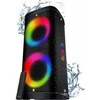 Ausinės Nešiojamas garsiakalbis SVEN PS-950, juodas, galia 2x80W (RMS), TWS, Bluetooth, IPx4, FM, USB, Micro SD, LED ekranas, ličio baterija