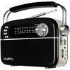 Garsiakalbis SVEN SRP-505, juodas (3W, Bluetooth, FM/AM/SW, USB, Micro SD, AUX, baterija)