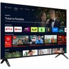 TCL HD QLED televizorius | 32S4K | 32 | Išmanusis televizorius | „Android“ televizorius | HD | Juodas