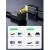 UGREEN HD103 kabelis HDMI - HDMI kampinis, 4K, 2 m (juodas)