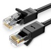 UGREEN NW122 Ethernet kabelis RJ45, Cat.6A, UTP, 1m (juodas)