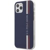 Dėklas Us Polo "Tricolor Vertic Stripes Cover iPhone 12 / 12 Pro" Mėlyna