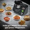 AENO CR1S išmanusis maisto gaminimo robotas, 3,5 l dubuo, 8 programos, 5 colių ekranas, juodas
