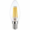Visional C35 LED Filament Bulb E14 4W 3000K 520lm Caurspīdīga Stikla 220–240V RA>80