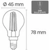Visional G45 LED Filamentu Spuldze E14 4W 3000K 520lm Caurspīdīga Stikla 220–240V RA>80