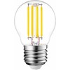 Visional G45 LED Filament Bumba E27 4W 3000K 520lm Regulējama caurspīdīga stikla 220–240V RA>80