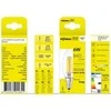 Deltaco Visional C35 LED Filament Bulb E14 6W 3000K 840lm Dimms