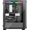 Xilence Xilence XILENT BLADE II X613 dėklas, bokštinis dėklas (juodas, grūdintas stiklas)