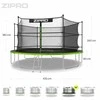 Zipro JumpPro IN Batutas su vidiniu tinklu, 435cm