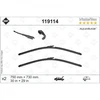 SWF Valytuvai AQUABLADE Flat 750/730 mm 2 vnt.