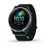 Išmanusis laikrodis Garmin Approach® J1, debesų mėlynos spalvos aliumininis korpusas su juodos / žydros spalvos „ComfortFit“ medžiaginiu dirželiu | 010-03898-00