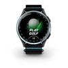 Išmanusis laikrodis Garmin Approach® J1, debesų mėlynos spalvos aliumininis korpusas su juodos / žydros spalvos „ComfortFit“ medžiaginiu dirželiu | 010-03898-00
