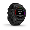 Išmanusis laikrodis Garmin Fenix 7 Pro Solar, Pilkos skalūno spalvos, su juodu dirželiu