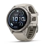 Išmanusis laikrodis Garmin fēnix® 9 Pro inReach® – 43mm, Titanas su rūko pilkos / tamsios smiltainio spalvos silikoniniu dirželiu | 010-04335-81