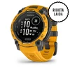 Išmanusis laikrodis Garmin Instinct 3 – 45 mm, Solar, su pilkos/geltonos spalvos silikoniniu dirželiu