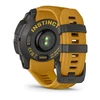 Išmanusis laikrodis Garmin Instinct 3 – 45 mm, Solar, su pilkos/geltonos spalvos silikoniniu dirželiu