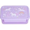 A Little Lovely Bento vaikiška priešpiečių dėžutė ‘Vienaragiai’