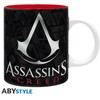 Abysse ASSASSIN'S CREED - Puodelis - 320 ml - Crest juodas ir raudonas - subli x2