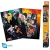 Plakatas Abysse NARUTO SHIPPUDEN - Set 2 Posters - Ninjas (52x38)