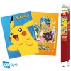Plakatas Abysse POKEMON – 2 plakatų rinkinys – spalvingi personažai (52 x 38)