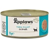 APPLAWS Tuna fillet in broth – šlapias kačių maistas – 70g