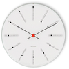 Arne Jacobsen Clocks Arne Jacobsen - Bankininkų sieninis laikrodis - Ø29 cm - Baltas