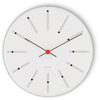 Arne Jacobsen Clocks Arne Jacobsen - Bankininkų sieninis laikrodis - Ø16 cm - Baltas
