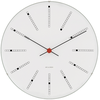 Arne Jacobsen Clocks Arne Jacobsen - Bankininkų sieninis laikrodis - Ø21 cm - Baltas