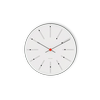 Arne Jacobsen Clocks Arne Jacobsen - Bankininkų sieninis laikrodis - Ø21 cm - Baltas