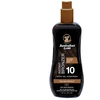 Australian Gold Purškiklis Gel Sunscreen SPF10 Apsauginis purškiamas pienelis nuo saulės su bronzantais, 100 ml