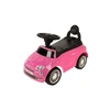 BabyTrold - Fiat 500 - Vairuotojas-vairuotojas - rožinis (20-42FI-P)