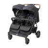 Babytrold OS2 dvigubas vežimėlis – juodas
