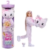 Mattel BARBIE CUTIE REVEAL CARE BEARS SWEET BOWS siurprizų rinkinys – katytė (JJP64)