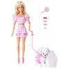 Mattel BARBIE TWINNING LOOKS šviesiaplaukės lėlės ir šunelio rinkinys (JFP36)