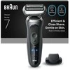 Braun 72-G1200s barzdaskutė Series 7 pilkas