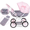 Bayer Design Bayer - Dolls Pram Cosy - Rožinė/Pilkas (12704AA)
