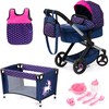 Bayer Design Bayer - Dolls pram Xeo mega set (17054AB)