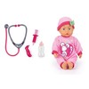 Bayer Design 33 cm Doctor Set Lėlė su 24 kūdikių garsais