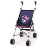 Bayer Design doll buggy, doll carriage (dark mėlynas / pink)