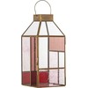 Bloomingville – Drew Lantern – rožė – stiklas