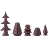 Bloomingville - Woods Candle Holder - Raudona - Stoneware