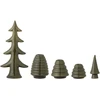 Bloomingville - Woods Candle Holder - Žalias - Stoneware