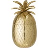 Bloomingville - Yuichi Pineapple Ice Bucket 13x24 cm - Gold