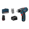 Bosch Akumuliatorinis suktuvas GSR 12V-15, 2x2.0, 25 sukimo antgaliai